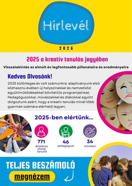 ✨ Megjelent a 2025-ös szakmai beszámolónk! Mozgalmas és inspiráló év áll mögöttünk: rengeteg közös munka, kreatív tanulási folyamat, új együttműködés&hellip;